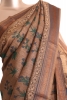 Pure Floral Zari Tussar Silk Saree